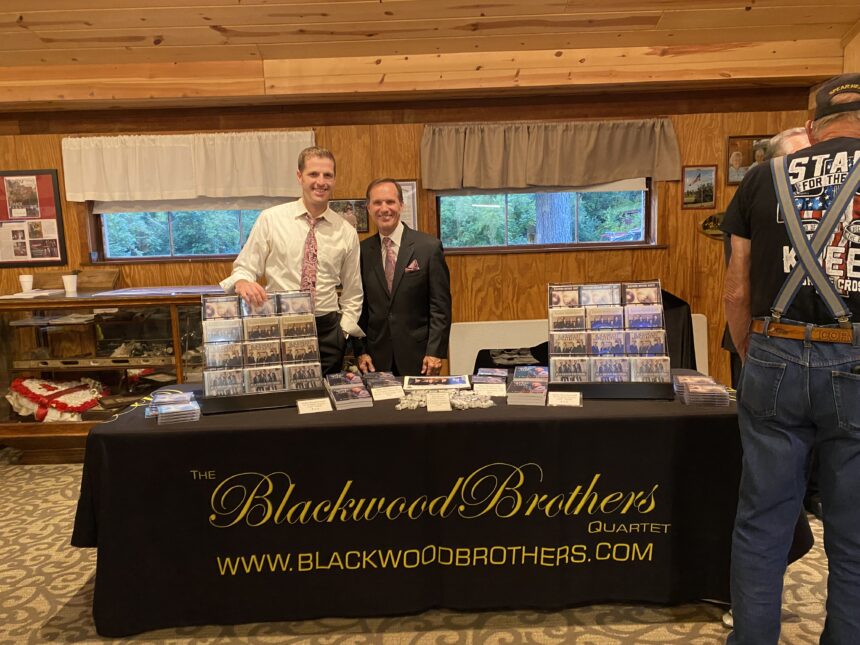 The Blackwood Brothers Quartet and Sherry Anne perform at the Gospel Barn