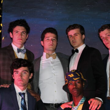 Model students: Garden Party doubles as a runway