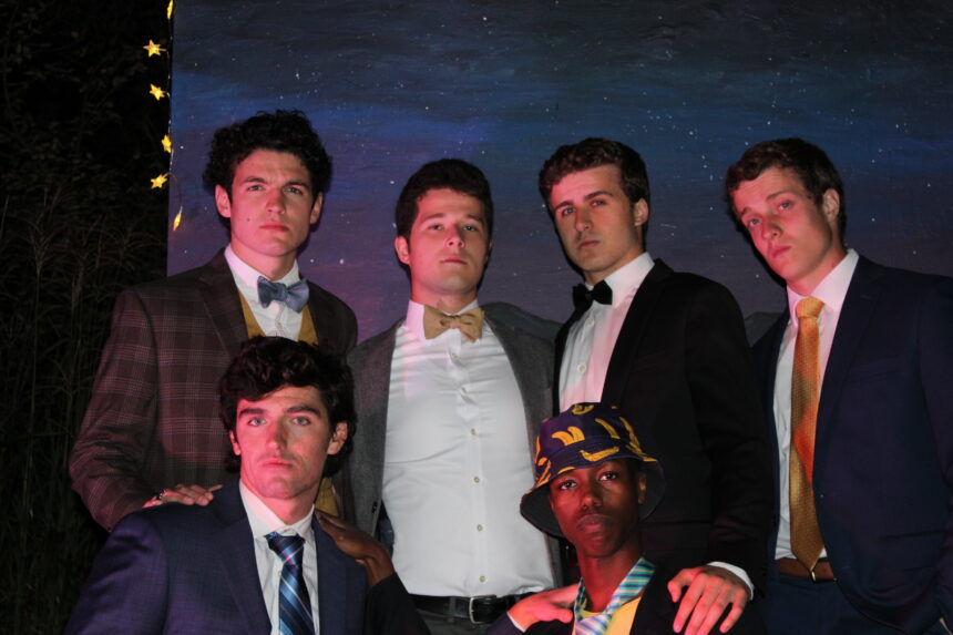 Model students: Garden Party doubles as a runway