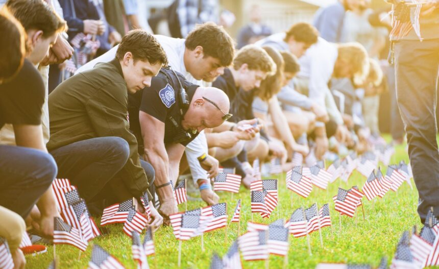 Campus honors victims of 9/11 during tribute on quad
