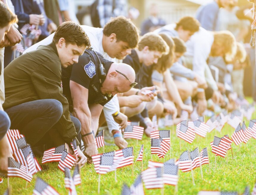 Campus honors victims of 9/11 during tribute on quad