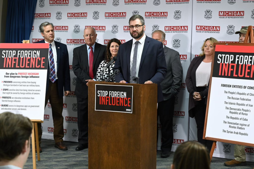 Fink, other lawmakers unveil bills to stop foreign influence