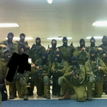 Rootman (top left) and his unit. Courtesy | Shavit Rootman.