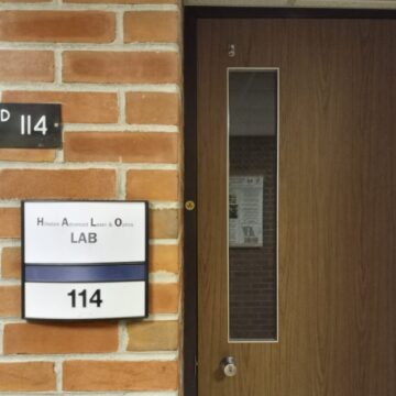 Physics department completes HALO laser lab