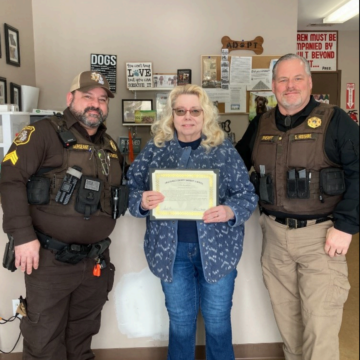 Humane society manager receives citizen award