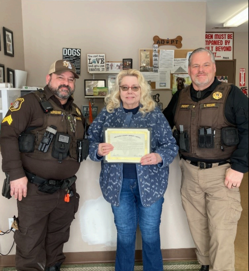 Humane society manager receives citizen award