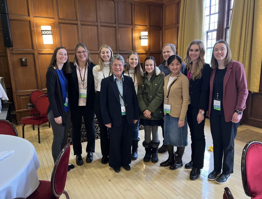 Physics students meet famous female astrophysicist