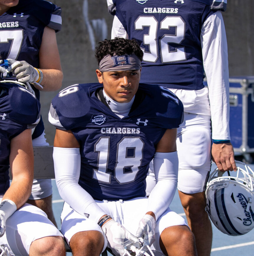 Dual threat: Football players spend the spring on the track