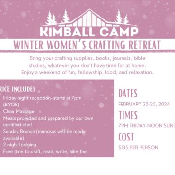 Kimball Camp throws first ever women’s crafting retreat