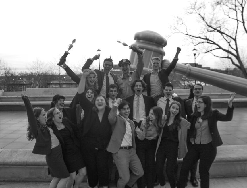 Hillsdale Mock Trial teams place first and second at regionals