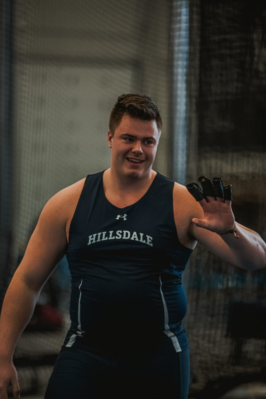 Haas breaks school record, McCormick wins pole vault