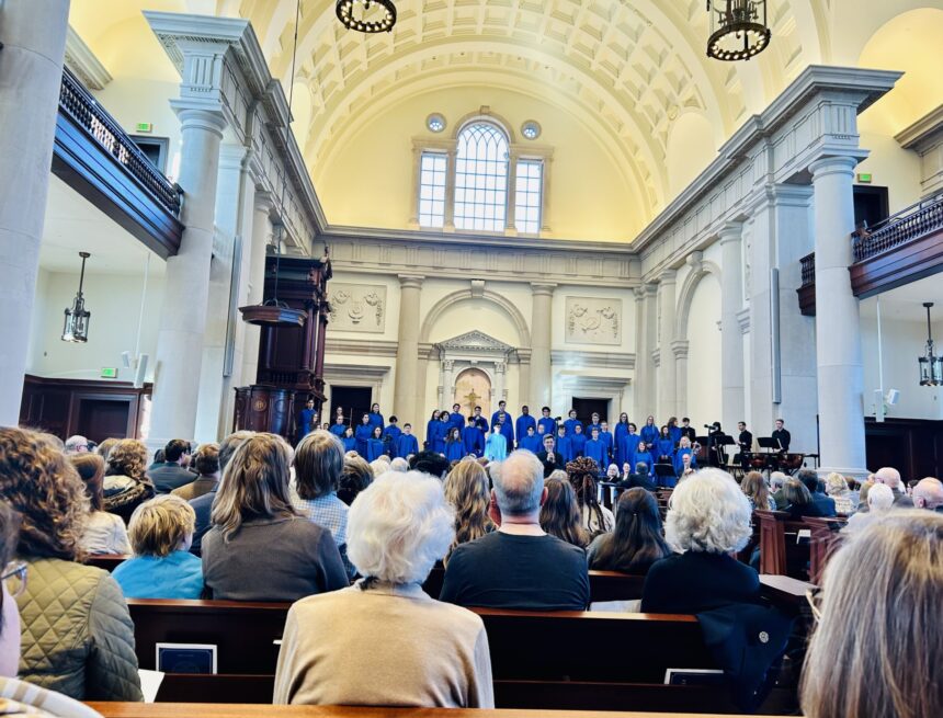 Chapel Choir performs first concert of the semester