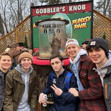 Students ring in spring with Punxsutawney Phil