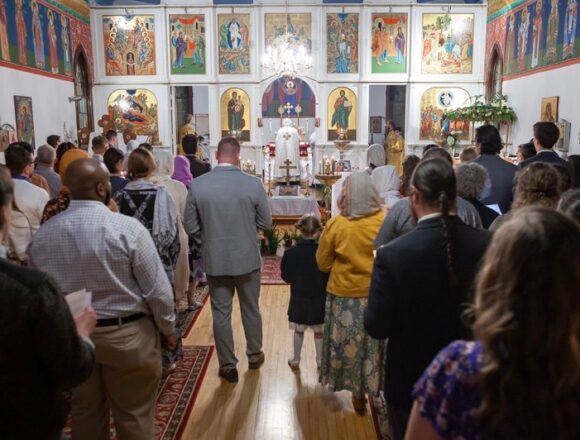 Vesper service begins the great fast