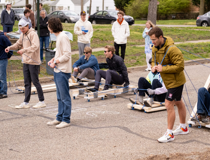 Egypt takes first in Manning Street chariot races
