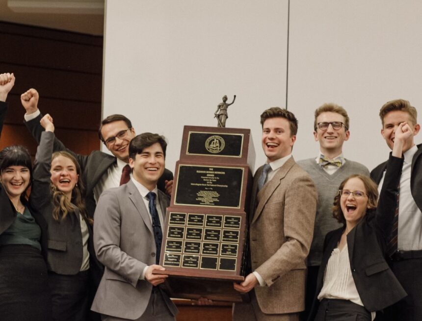 Mock trial finishes season as second-best program in nation