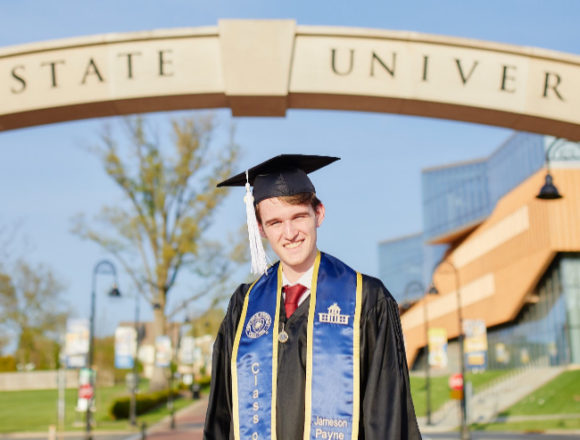 20 year old  excels in  grad school