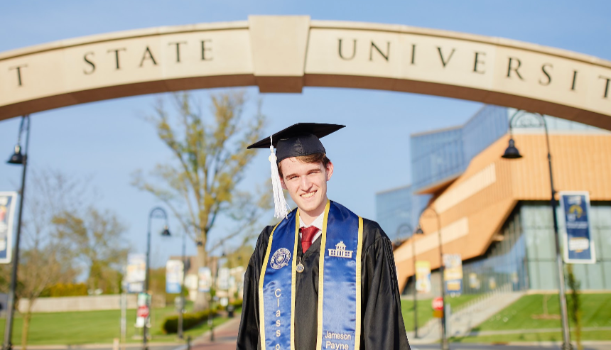 20 year old  excels in  grad school