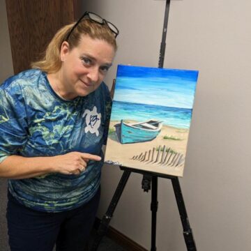 Jonesville resident serves through art