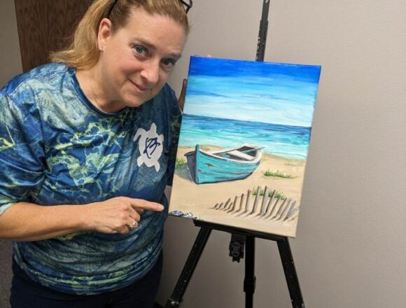 Jonesville resident serves through art