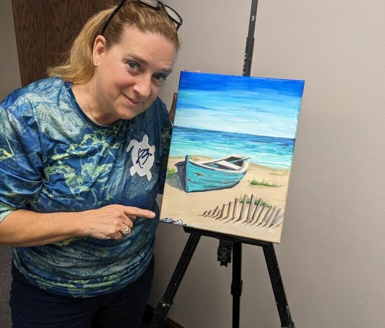 Jonesville resident serves through art