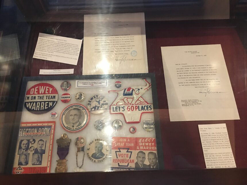 College adds exhibits in library, Hoynak Room