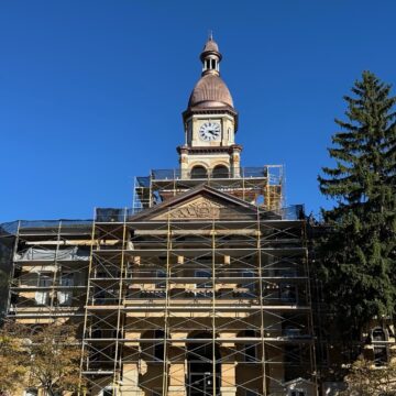 Courthouse scaffolding to come off by Nov. 15