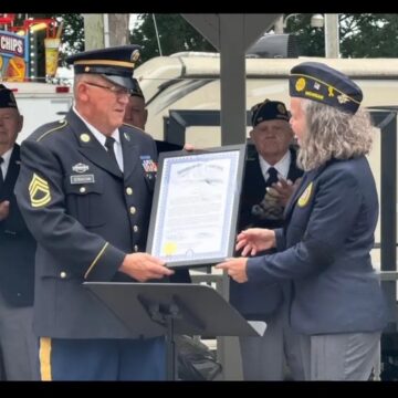 Strachn awarded Veteran of the Year