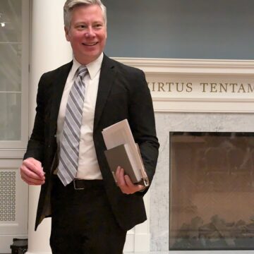 James Matthew Wilson Meter is the first metaphor, visiting writer says