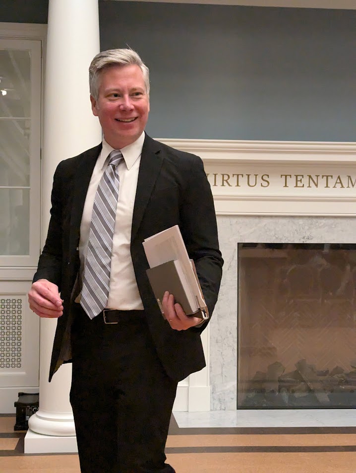 James Matthew Wilson Meter is the first metaphor, visiting writer says