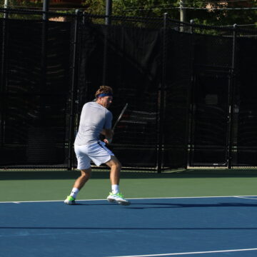 Men’s tennis competes in ITAs