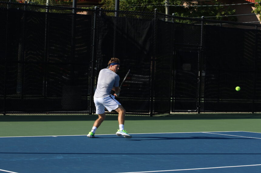 Men’s tennis competes in ITAs