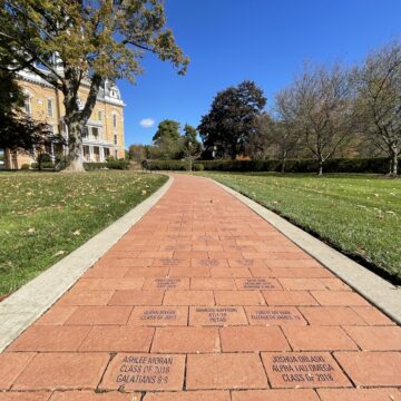 Follow the red brick road: Collegian names top ten alum bricks on campus