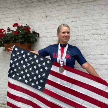 Meyet completes world cycling championship