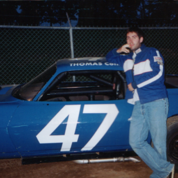 Paul Hosmer did pit crew for dirt races in graduate school. Courtesy | Paul Hosmer