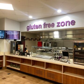 Hillsdale Dining Services offers a gluten-free section in the dining hall. Courtesy | Grace Novak