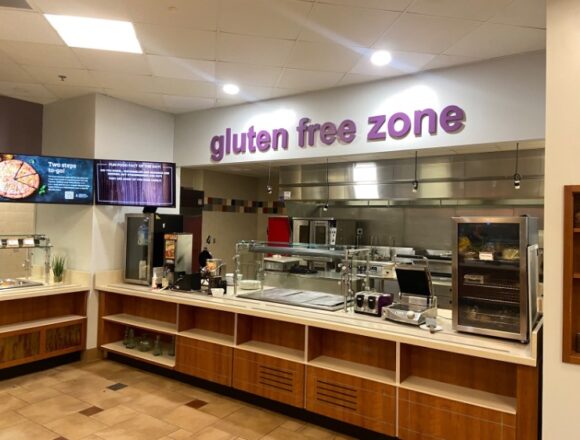 Hillsdale Dining Services offers a gluten-free section in the dining hall. Courtesy | Grace Novak
