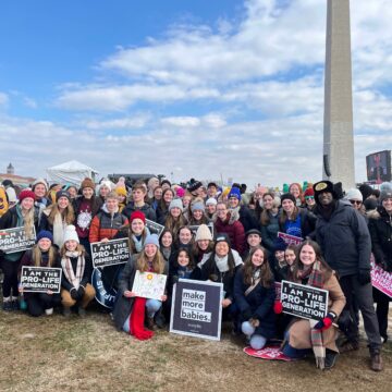Students march for life in DC