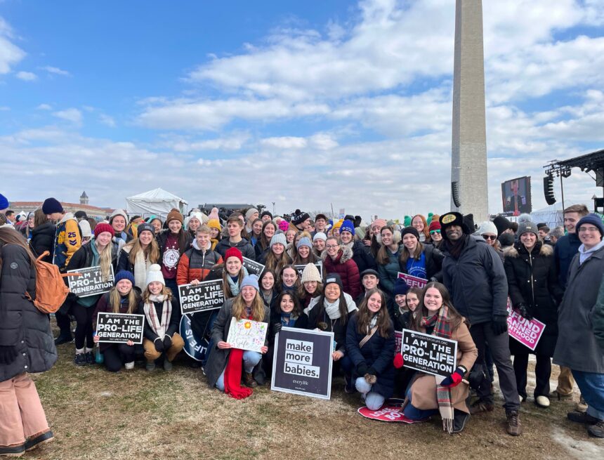 Students march for life in DC