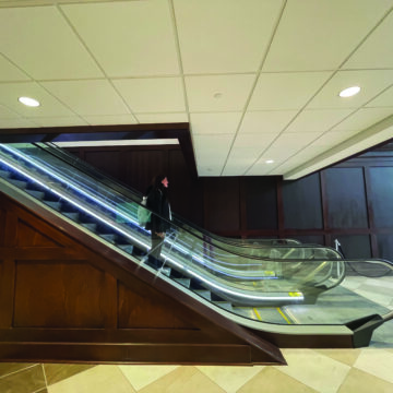 College remains home of only escalators in county
