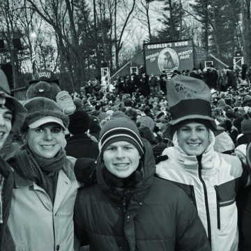 Hillsdale students see groundhog’s shadow