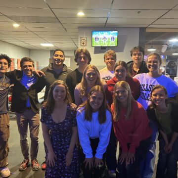 Transfer students bond over bowling