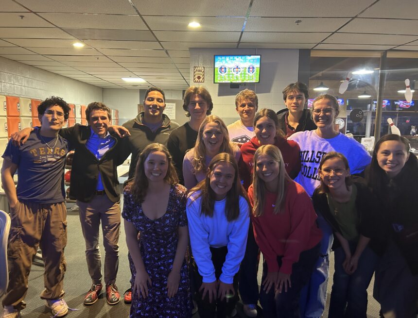 Transfer students bond over bowling