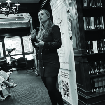 Author lectures on bringing back practice of civility