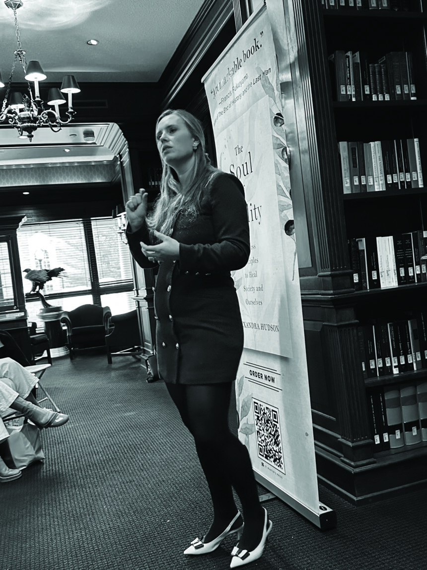 Author lectures on bringing back practice of civility