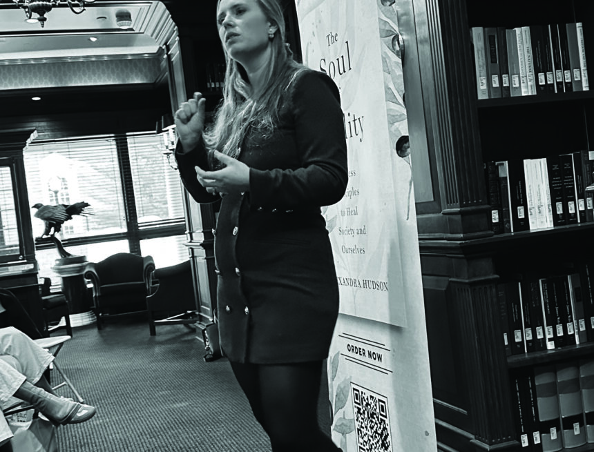 Author lectures on bringing back practice of civility