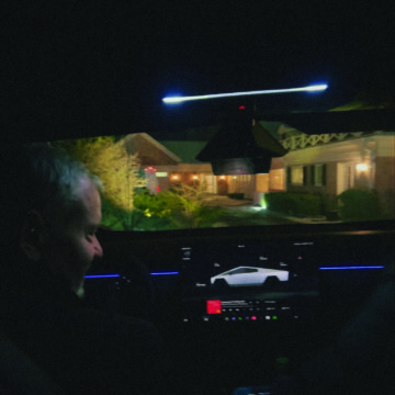 President’s Ball court hitches ride in Cybertruck