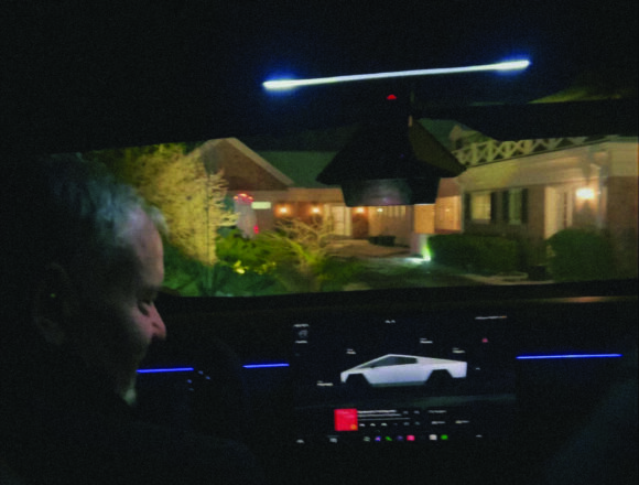 President’s Ball court hitches ride in Cybertruck