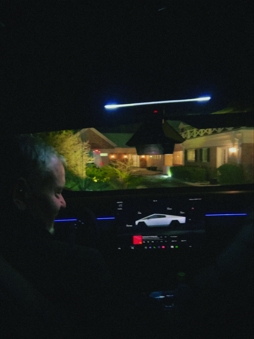 President’s Ball court hitches ride in Cybertruck