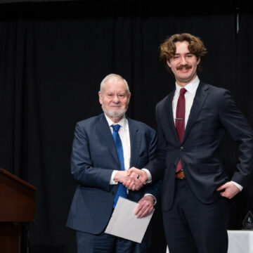 Sophomore wins oratory competition